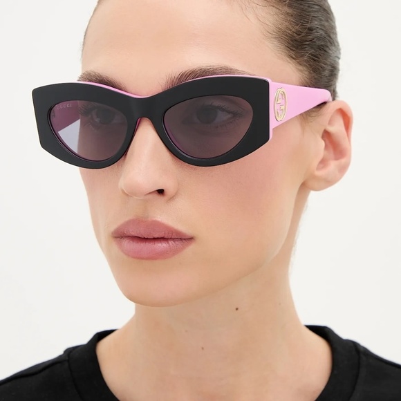 NEW Gucci GG1843S-005 Cat-Eye Acetate Sunglasses - Picture 1 of 10